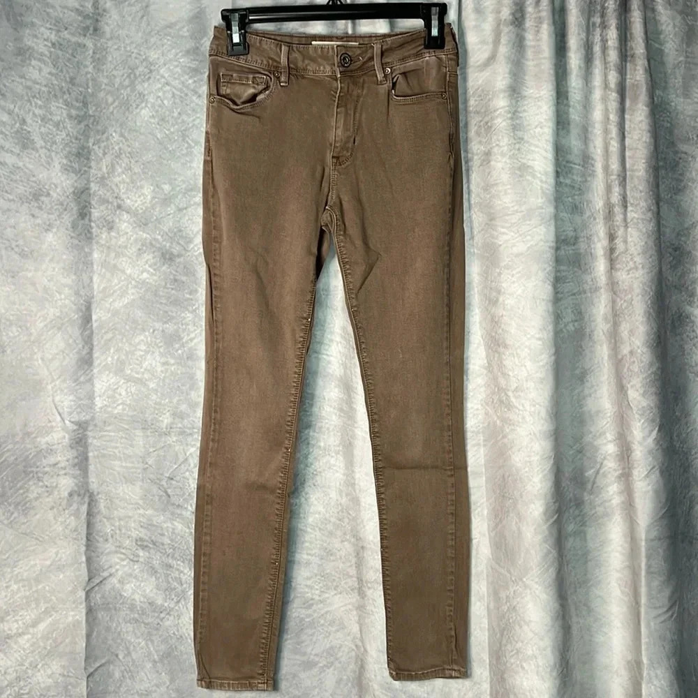 Bullhead Light Brown High Rise Skinniest Jeans - size 3